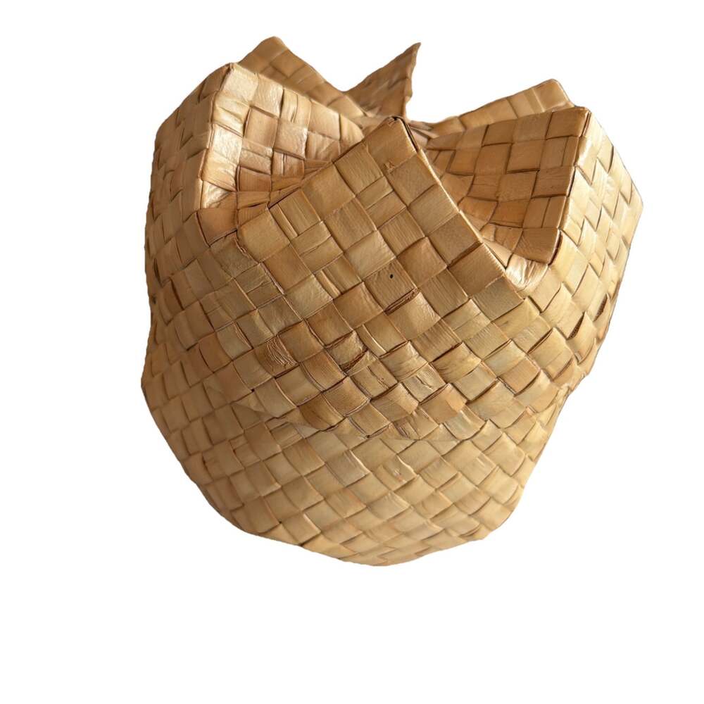 VNTG Artisan Folk Unique handcrafted Hawaiian lauhala basket